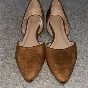 A New Day Women's Tan Pointed Flats